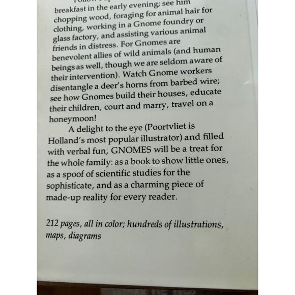 Gnomes First American Edition Hardcover with Dust Jacket 1977 - Picture 9 of 10